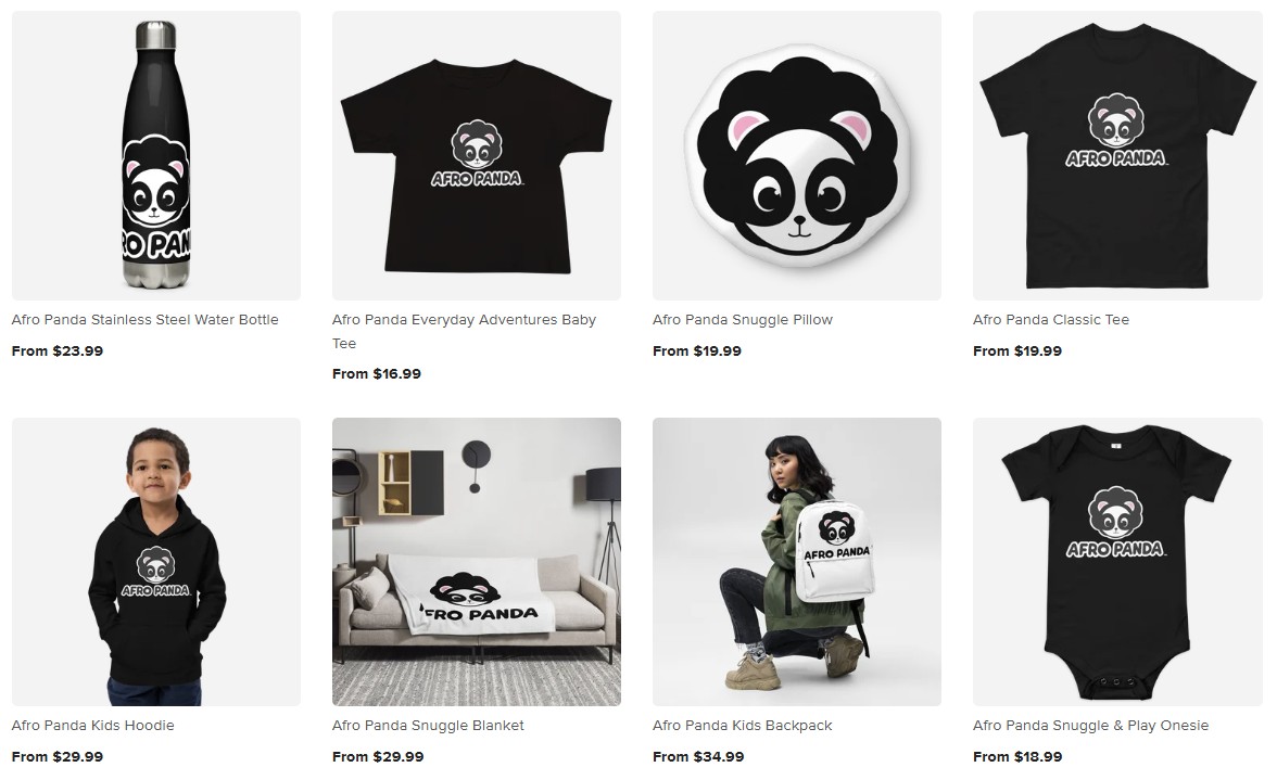 Afro Panda Product Previews